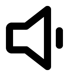 speaker simple low bold