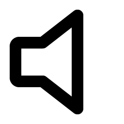 speaker simple none bold