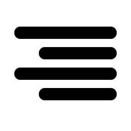 text align right bold