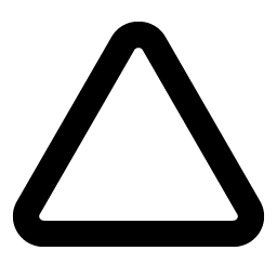 triangle bold