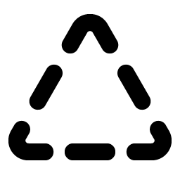 triangle dashed bold