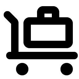 trolley suitcase bold