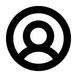 user circle bold