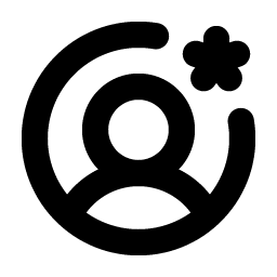 user circle gear bold