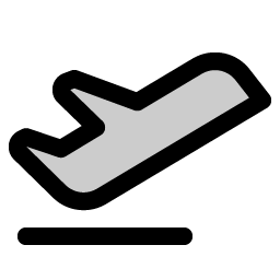 airplane takeoff duotone