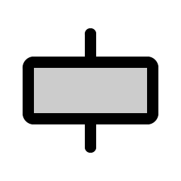 align center horizontal simple duotone