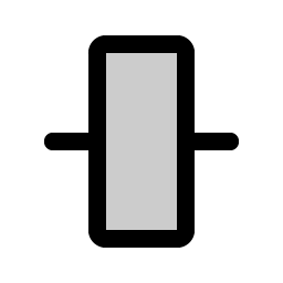 align center vertical simple duotone