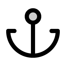 anchor simple duotone