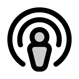 apple podcasts logo duotone