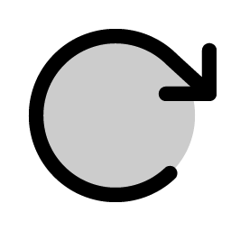 arrow clockwise duotone