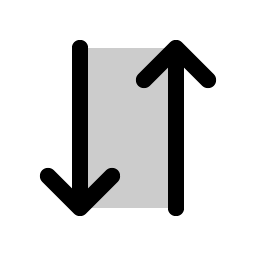 arrows down up duotone