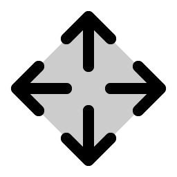 arrows out cardinal duotone