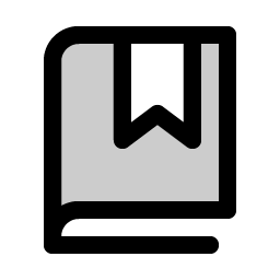 book bookmark duotone