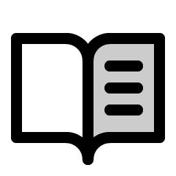 book open text duotone