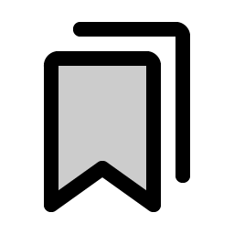 bookmarks simple duotone