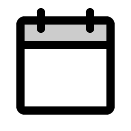calendar blank duotone