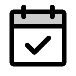 calendar check duotone