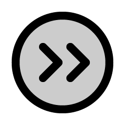 caret circle double right duotone