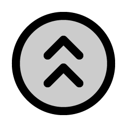 caret circle double up duotone