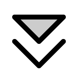 caret double down duotone