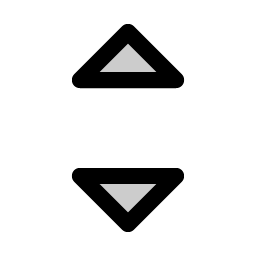 caret up down duotone