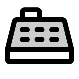 cash register duotone