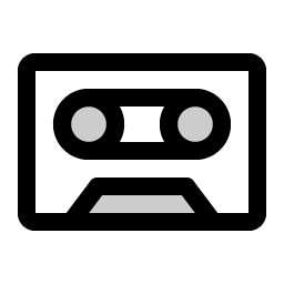 cassette tape duotone