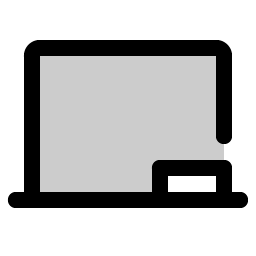 chalkboard simple duotone