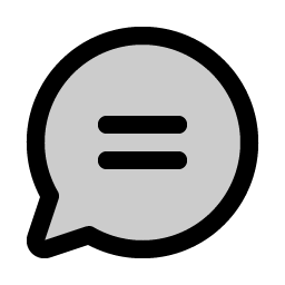 chat circle text duotone