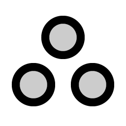 circles three duotone