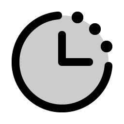 clock countdown duotone