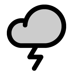 cloud lightning duotone