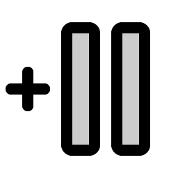 columns plus left duotone