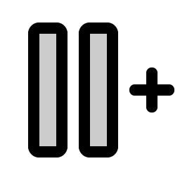 columns plus right duotone