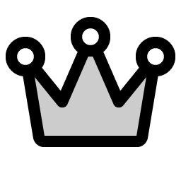 Crown Duotone icon