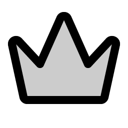 Crown Simple Duotone icon - free SVG