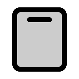 Device Tablet Speaker Duotone icon