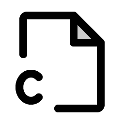 File C Duotone icon