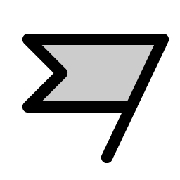 Flag Banner Duotone icon