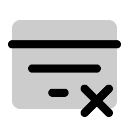 Funnel Simple X Duotone icon