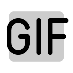 Gif Duotone icon