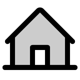 House Line Duotone icon