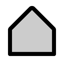 House Simple Duotone icon