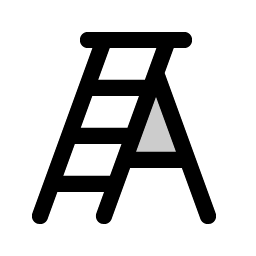 Ladder Duotone icon