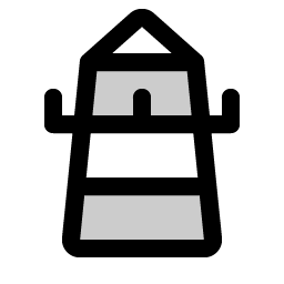 Lighthouse Duotone icon