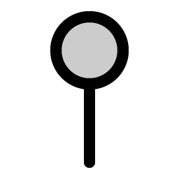 Map Pin Simple Duotone icon