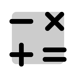 Math Operations Duotone icon
