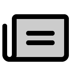 Newspaper Duotone icon