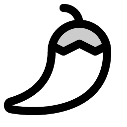 Pepper Duotone icon