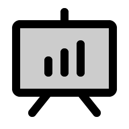 presentation chart duotone